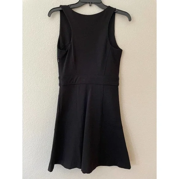 Marc By Marc Jacobs Size XS Sleeveless Mini Dress Racerback A-Line Black - Picture 3 of 10